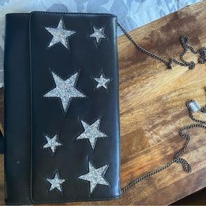 Torrid black leather Large Clutch